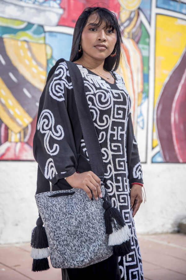 Mochila Negro y blanco