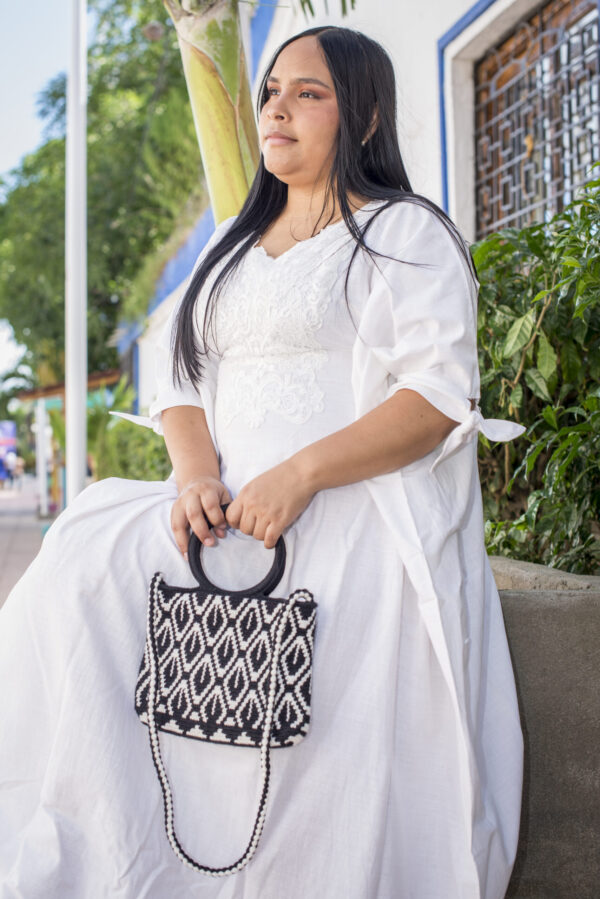 Mochila Negro Y blanco